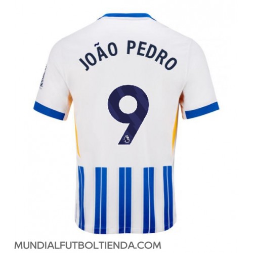 Camiseta Brighton Joao Pedro #9 Primera Equipación Replica 2024-25 mangas cortas